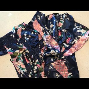 Mommy daughter matching robe set